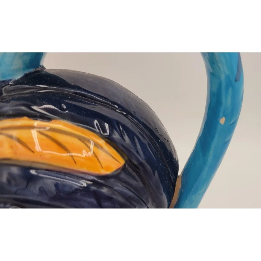 La Dolce Vita Poulet Collection Rooster Chicken Ceramic Teapot Cottage Core